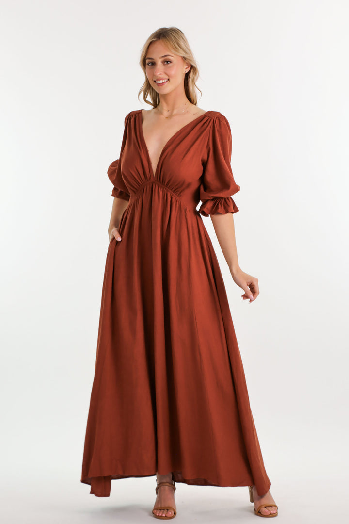 Lana Rust Dress