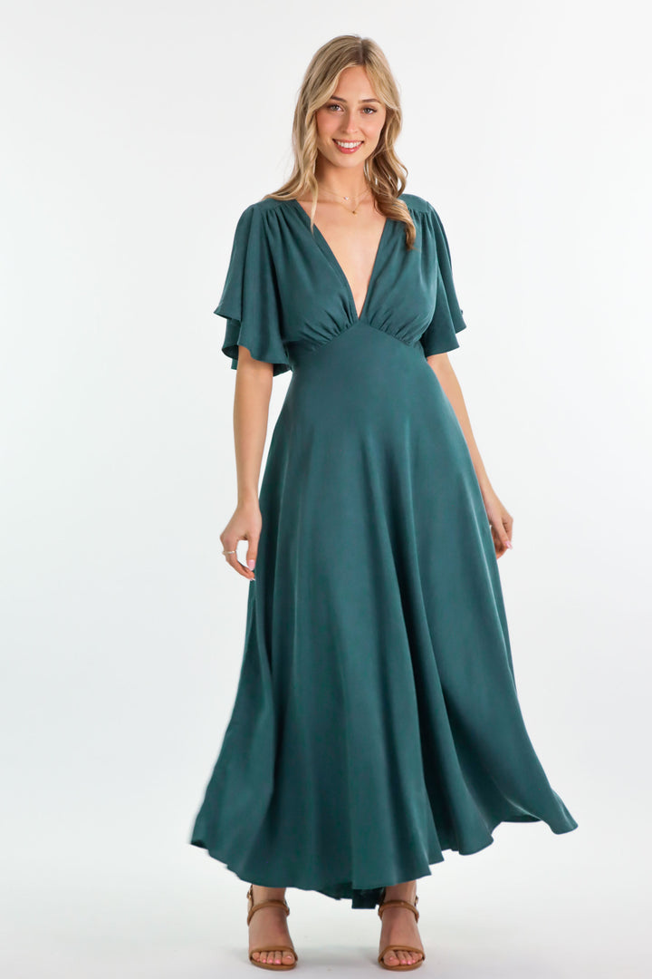 Athena Emerald Green Dress