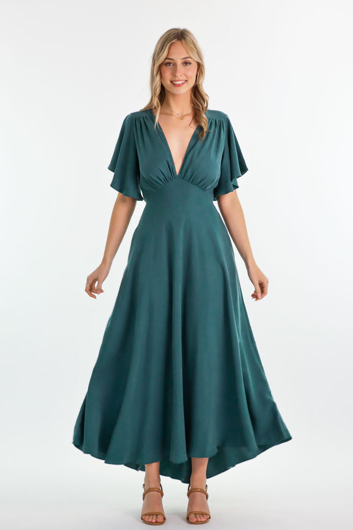 Athena Emerald Green Dress