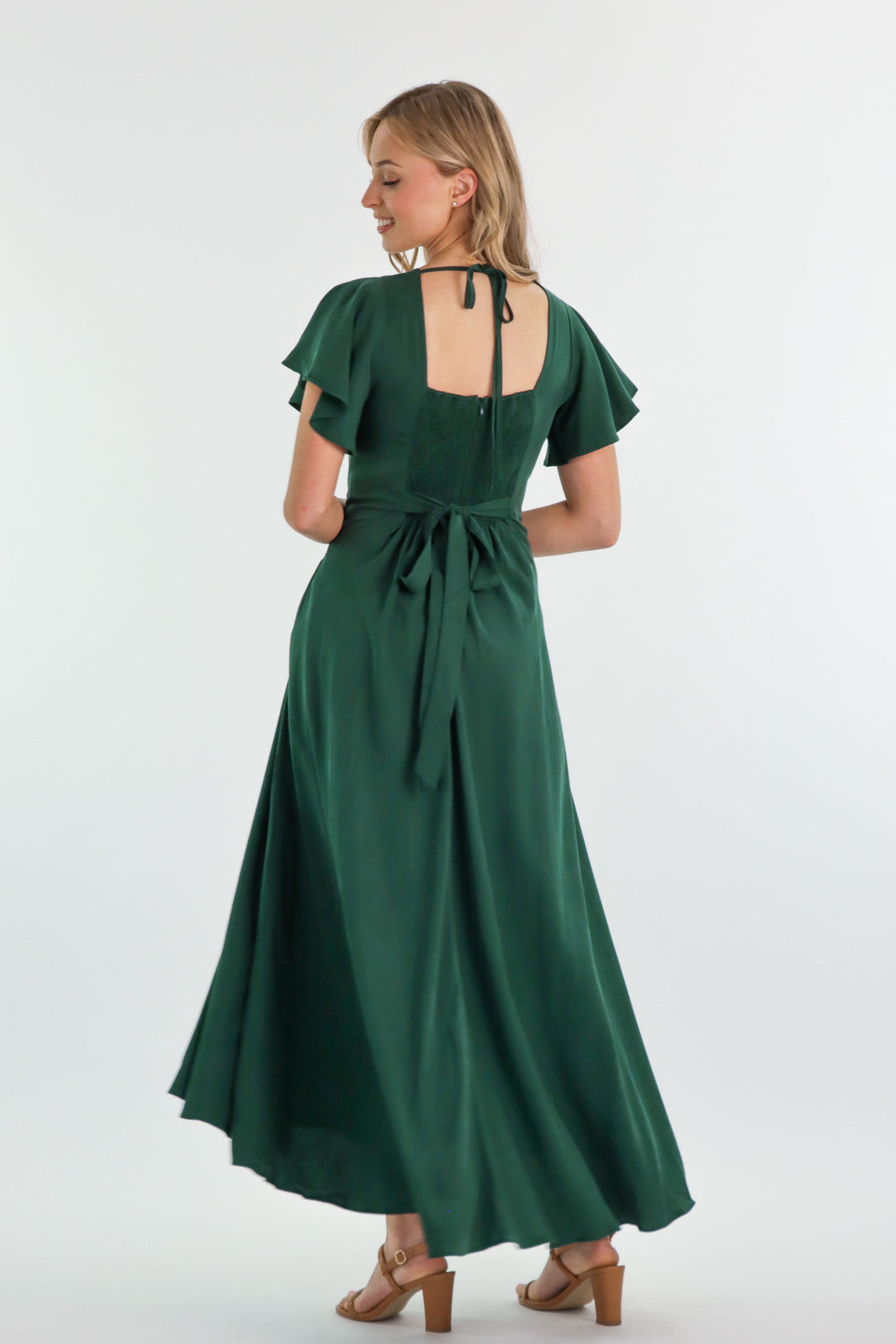 Adele Forest Green Dress