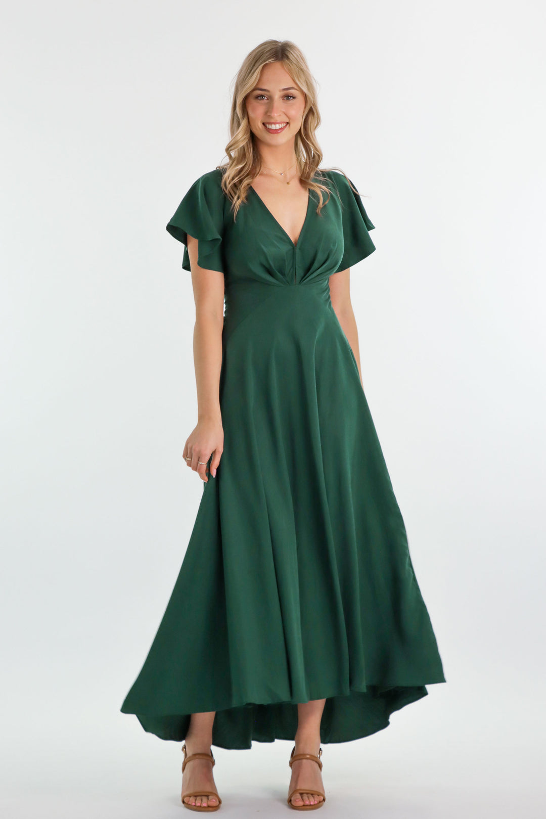 Adele Forest Green Dress