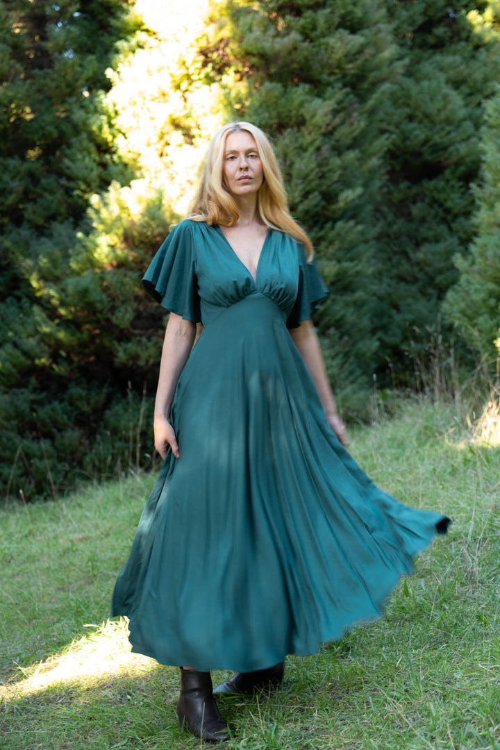 Athena Emerald Green Dress
