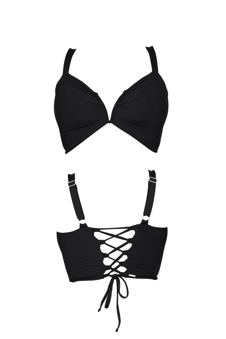 Celeste Bikini Top - Black