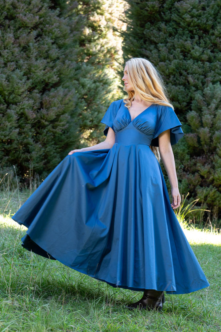 Estelle Steel Blue Dress