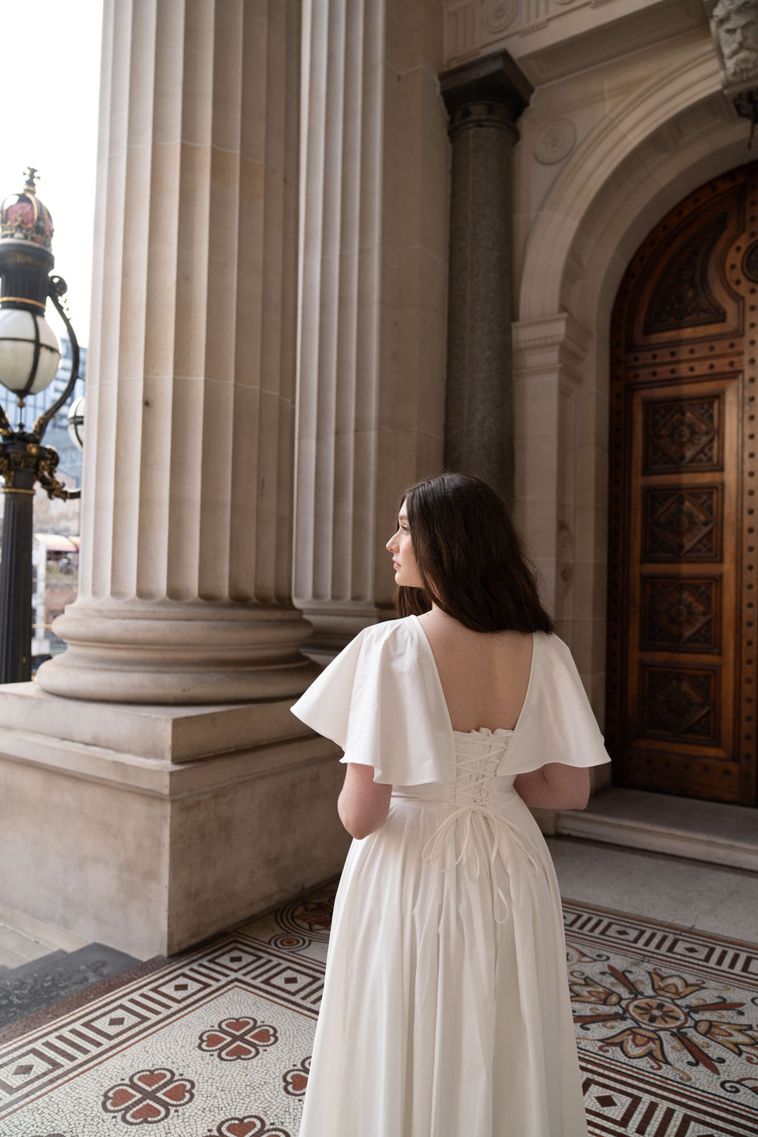 Estelle Diamond White Dress