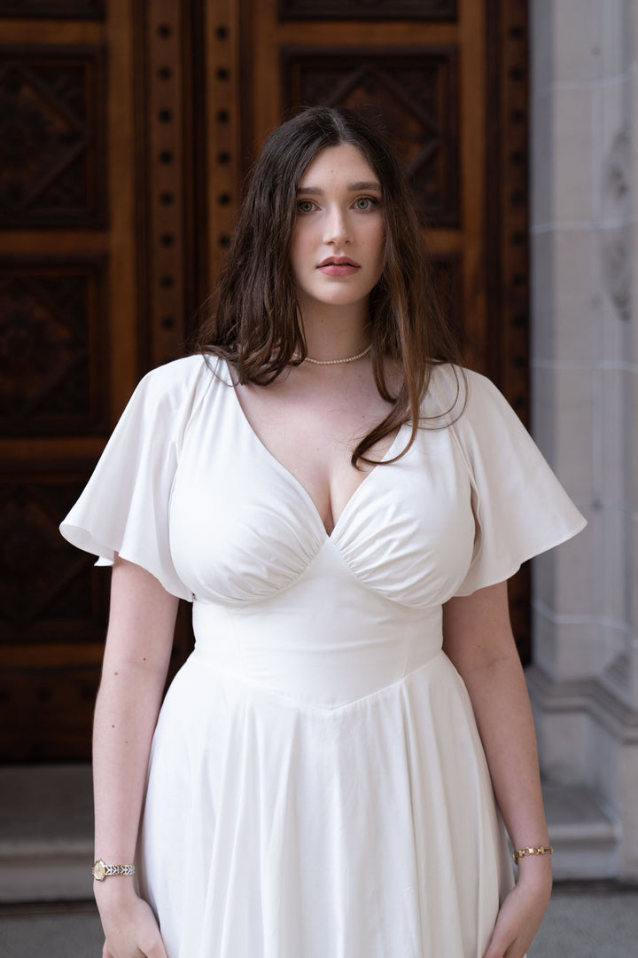 Estelle Diamond White Dress