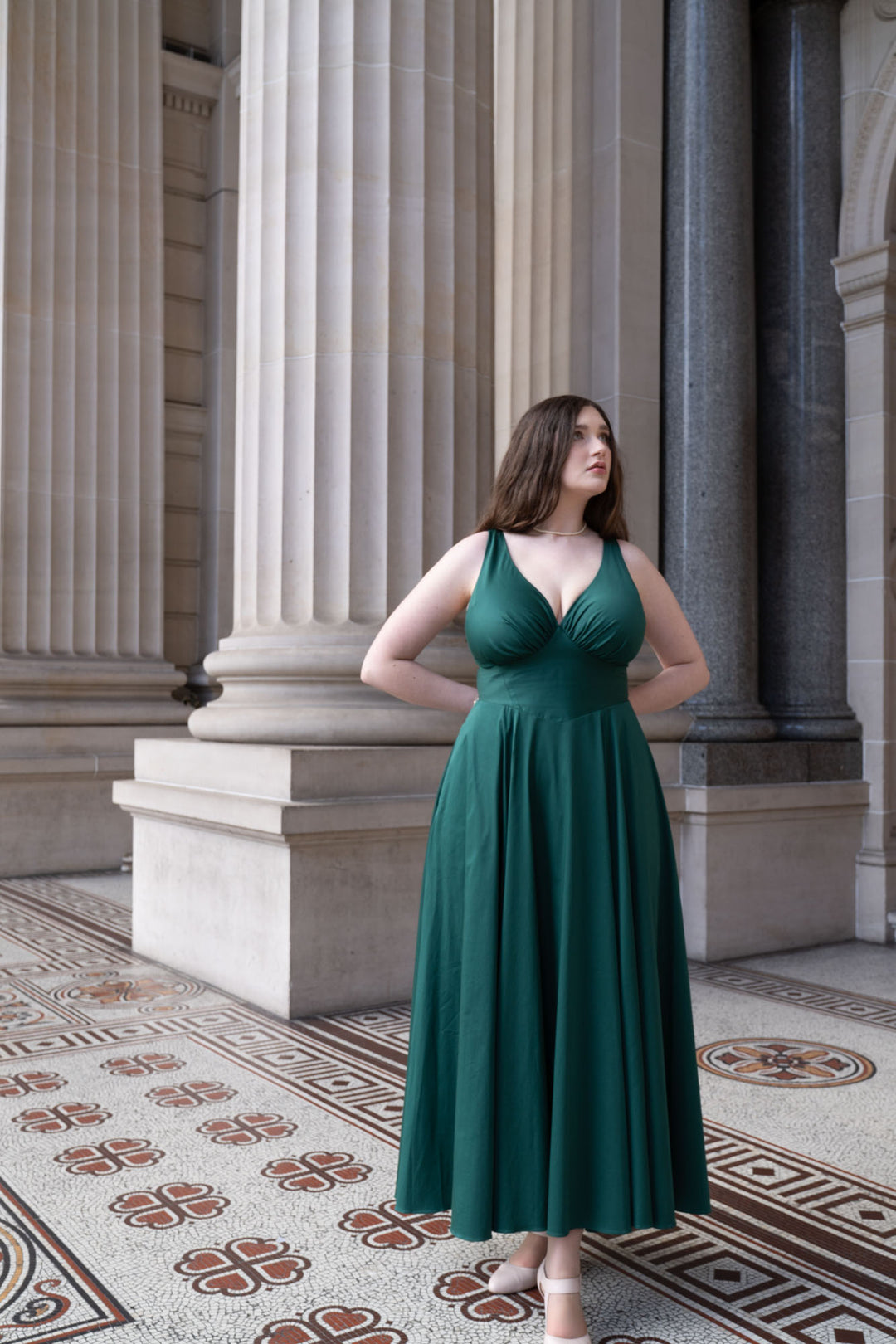 Estelle Emerald Green Dress