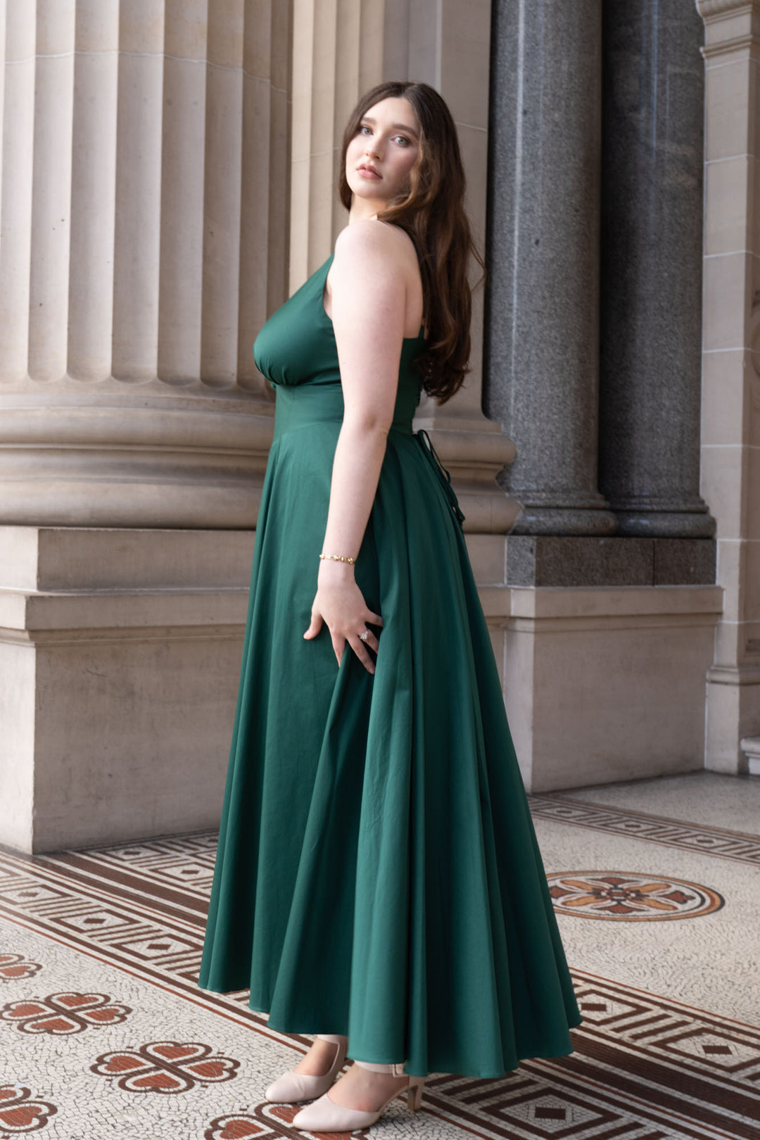 Estelle Emerald Green Dress