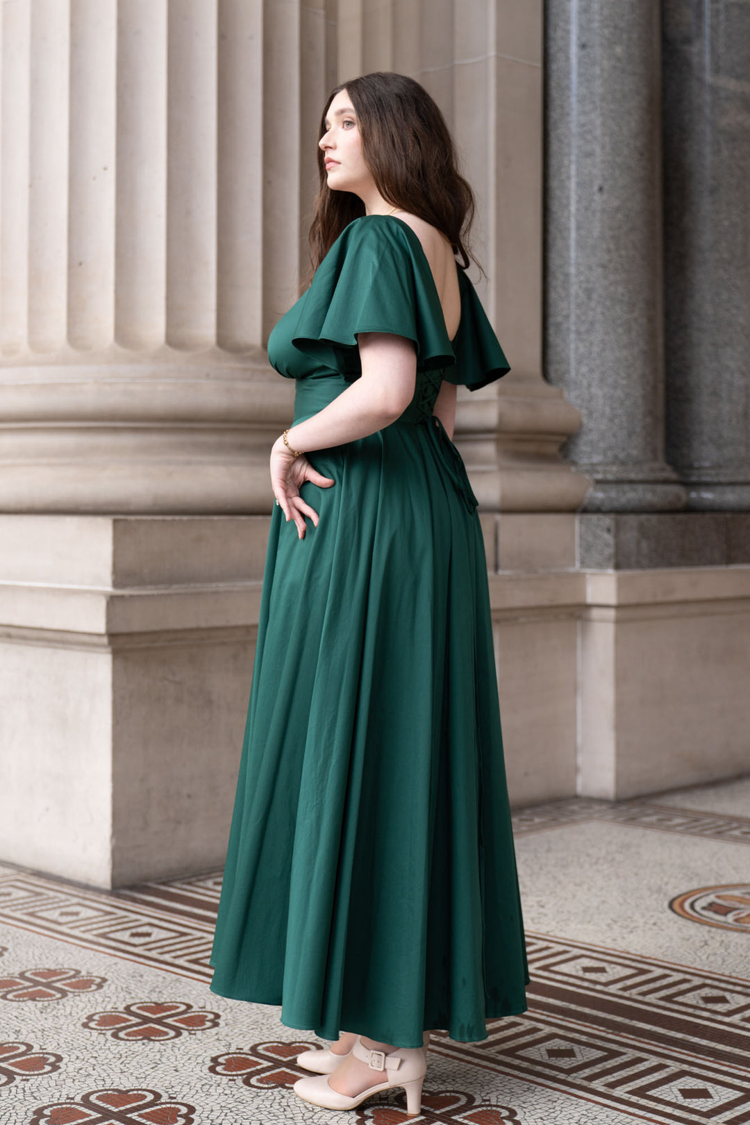 Estelle Emerald Green Dress