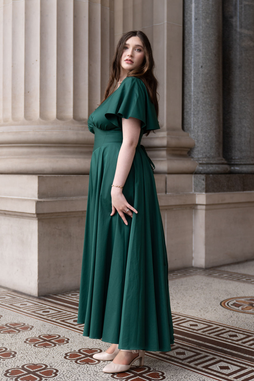 Estelle Emerald Green Dress