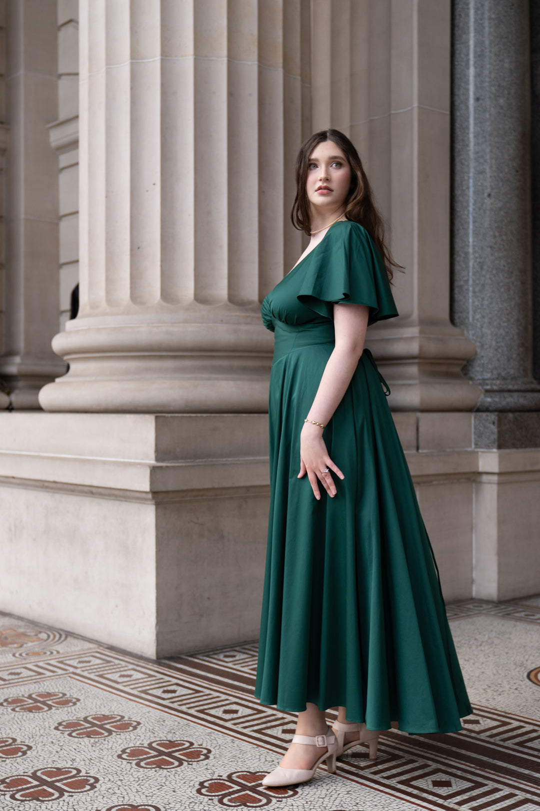 Estelle Emerald Green Dress