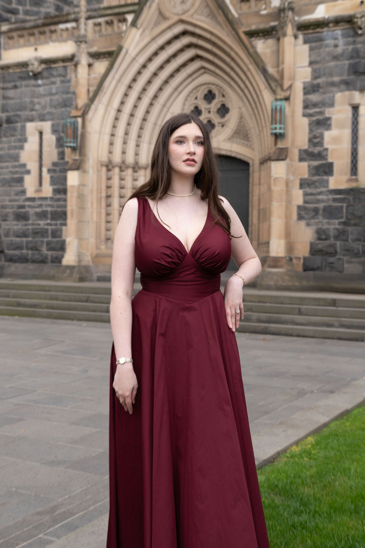 Estelle Plum Dress