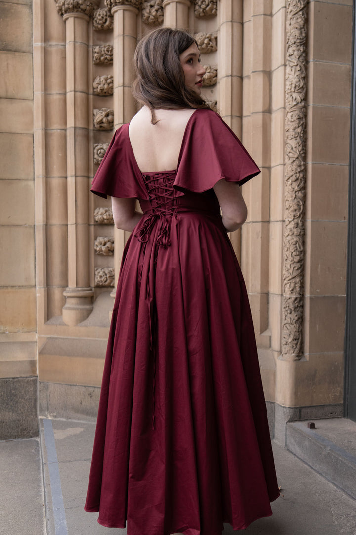 Estelle Plum Dress