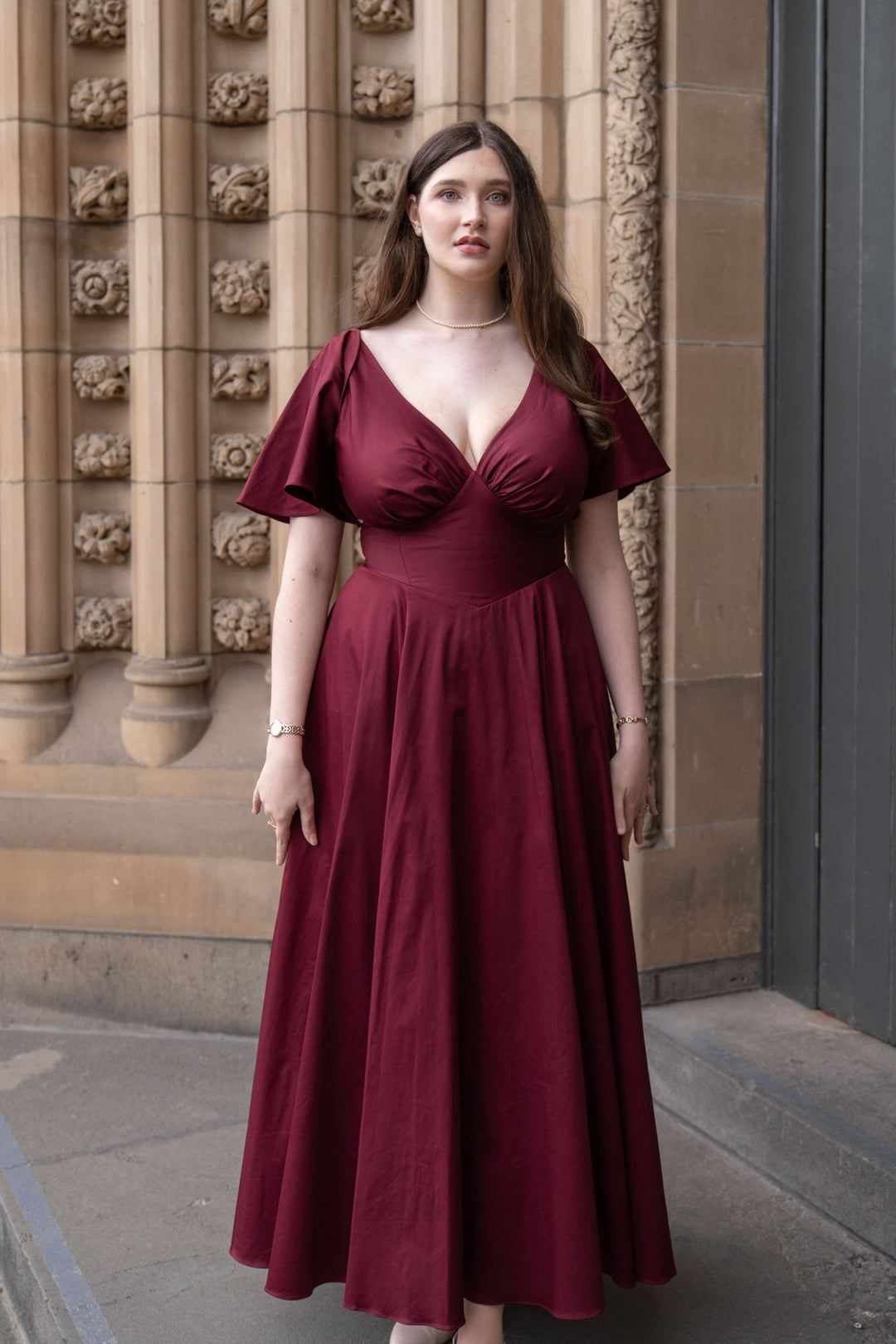 Estelle Plum Dress
