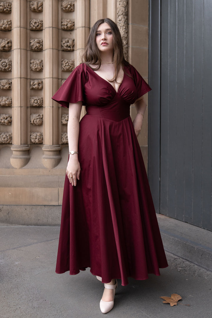Estelle Plum Dress