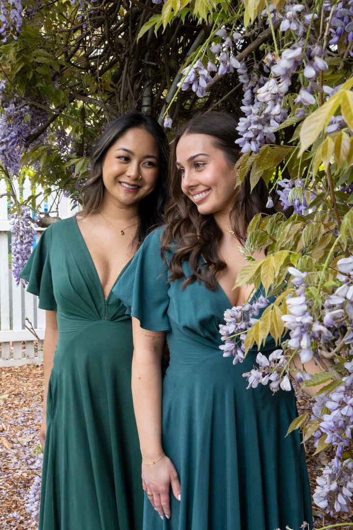 Adele Forest Green Dress