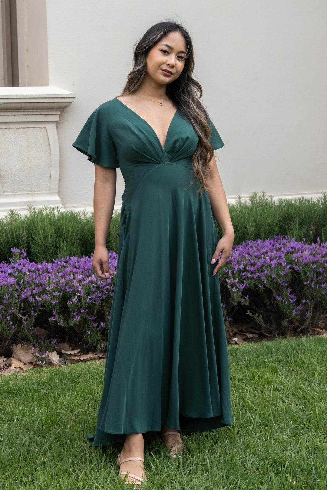 Adele Forest Green Dress