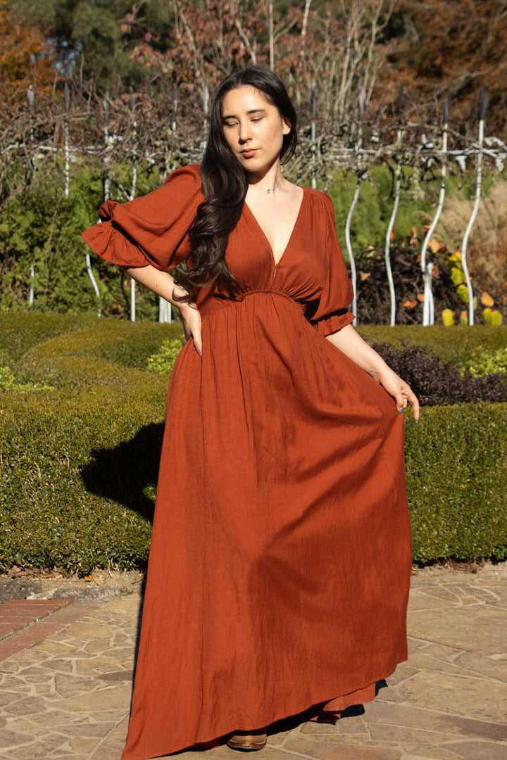 Lana Rust Dress