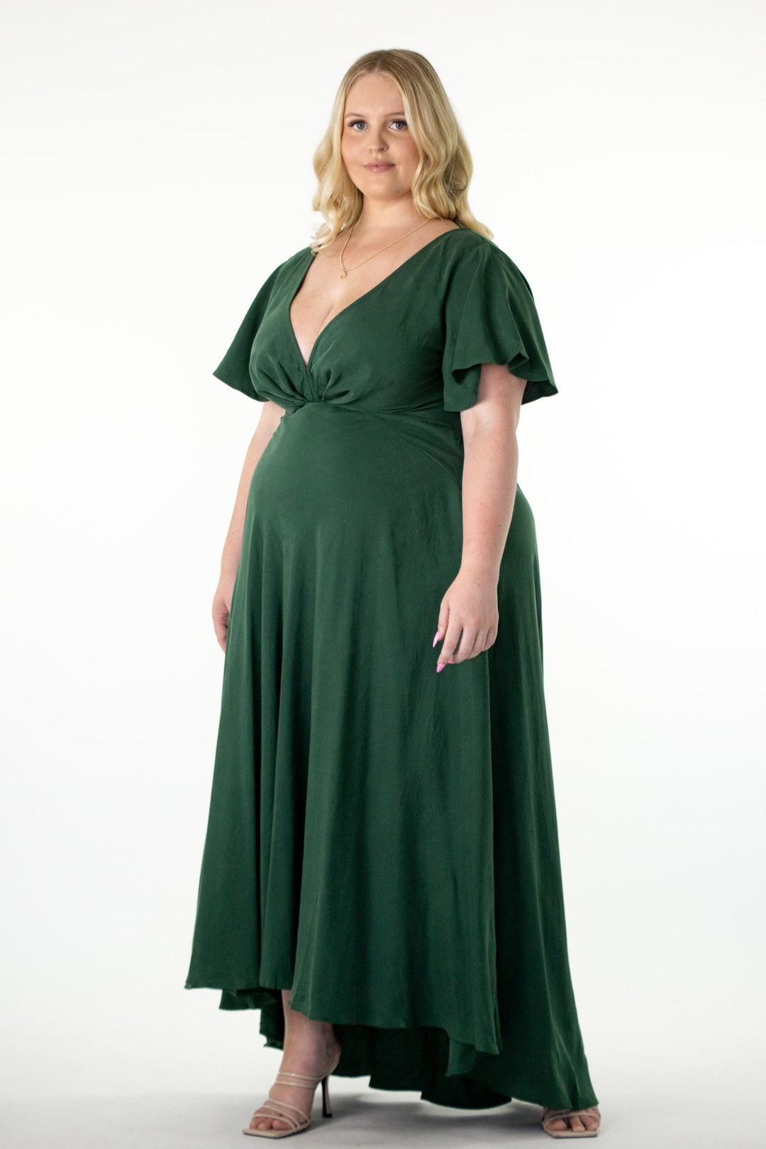 Adele Forest Green Dress
