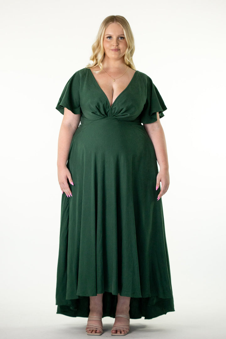 Adele Forest Green Dress