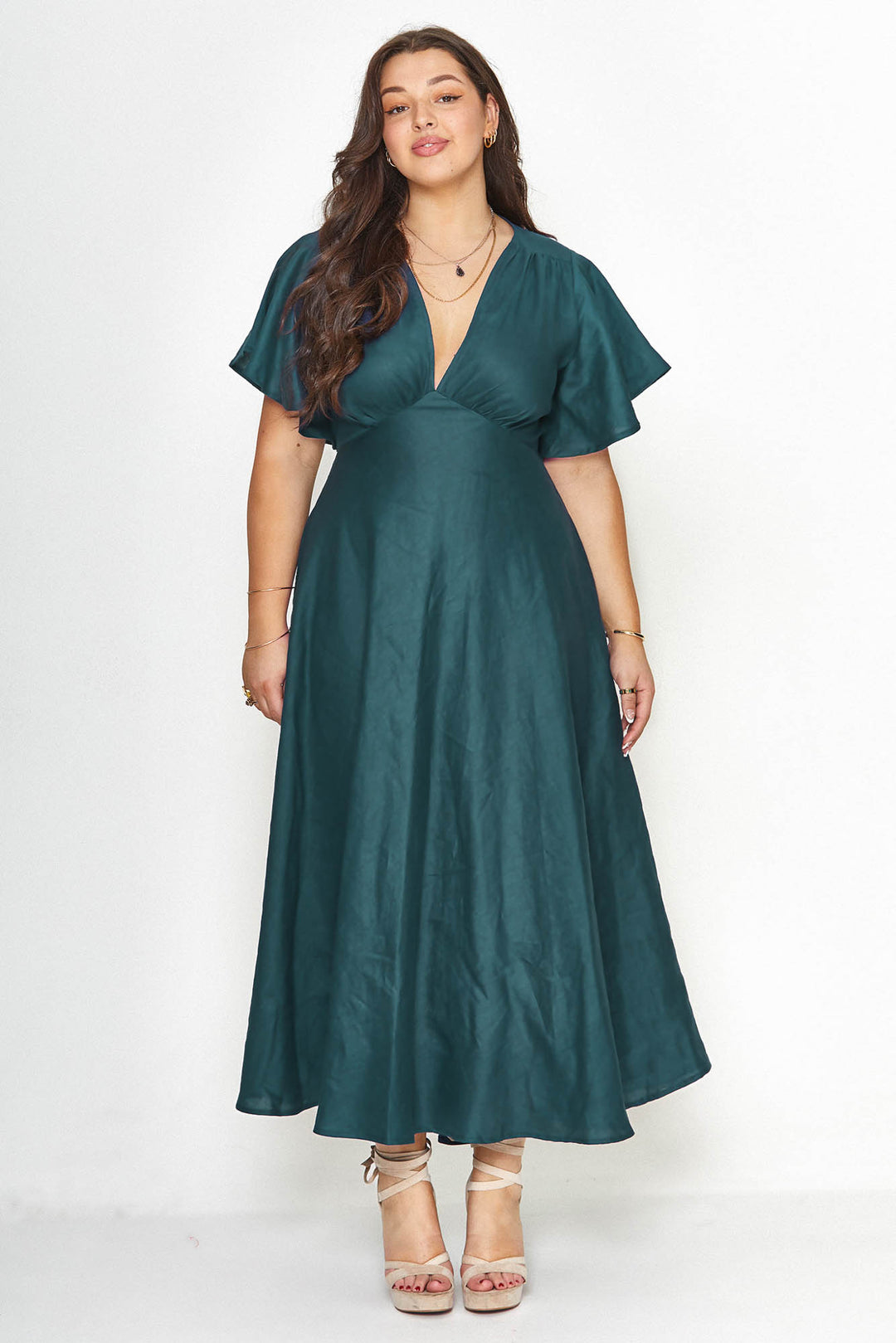 Athena Emerald Green Dress